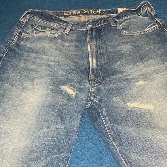 Rare 2000s Ezra Fitch jeans. 32x32 Distressed look. Baggy fit. - Picture 4 of 10